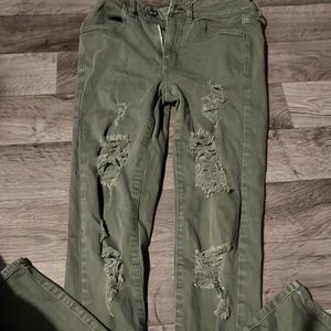 American eagle ripped jeans